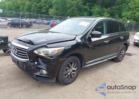 2013 Infiniti Jx35 z USA, uszkodzony, nr VIN 5N1AL0MM9DC321401